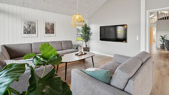 Wohnzimmer von Nordborg Poolhus
