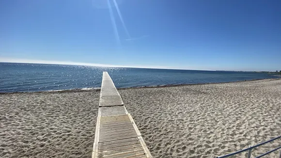Strand in der Nähe von Nordborg Poolhus