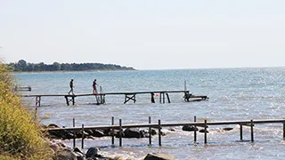 Strand in der Nähe von Vestertoften Aktivhus