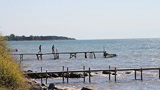 Strand in der Nähe von Vesterkobbel Aktivhus