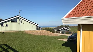 Blick auf die Landschaft von Vinkelbæk Udsigtshus