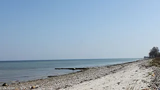 Strand in der Nähe von Vinkelbæk Udsigtshus