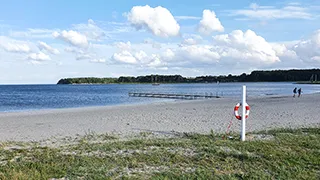 Strand in der Nähe von Solglimt