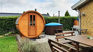 Ferienhaus mit Einzäunungen
