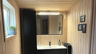 Badezimmer in Skrænten Hyggehus