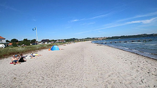 Strand in der Nähe von Skrænten Hyggehus
