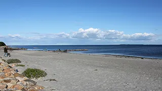 Strand in der Nähe von Hejlsminde Haus