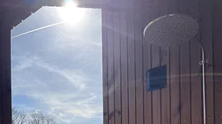 Außendusche von Anjas Hus