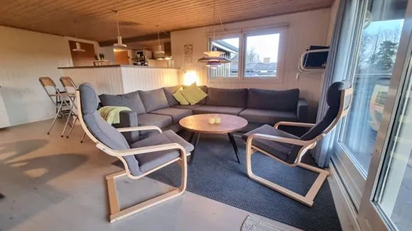 Wohnbereich von Ferienhaus  mit Sauna/Whirlpool auf Alsen