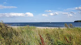 Strand in der Nähe von Slap af Hyggehus