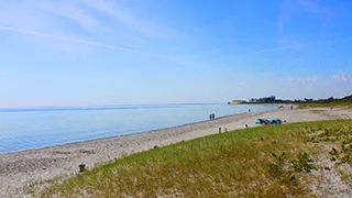 Strand in der Nähe von Helles Feriehus