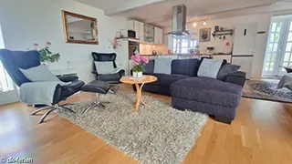 Wohnbereich von Ferienhaus in Dänemark