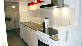 Küche in Strandhus Jørgensen