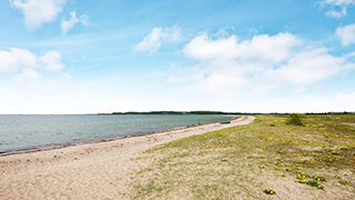 Strand in der Nähe von Flovt Strand Hyggehus