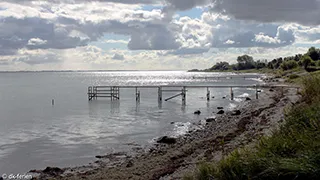 Strand in der Nähe von Hus Storebælt