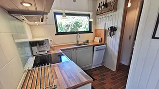 Küche in Sommerhus Vildrose