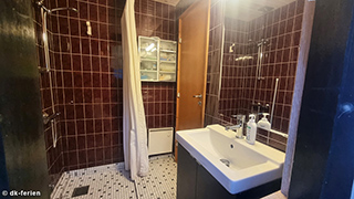 Badezimmer in Sommerhus Vildrose