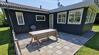 Terrasse von Sommerhus Vildrose