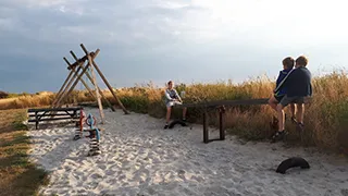 Strand in der Nähe von Sommerhus Vildrose