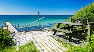 Strand in der Nähe von Sommerhus Vildrose
