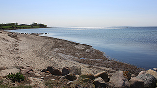 Strand in der Nähe von Dageløkkehus
