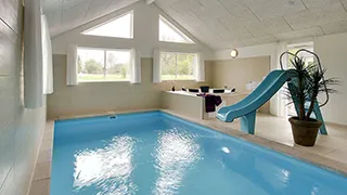 Poolbereich von Ferienhaus in Dänemark