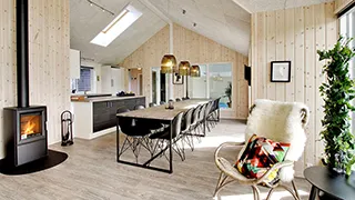 Essbereich in Slottet Aktivhus