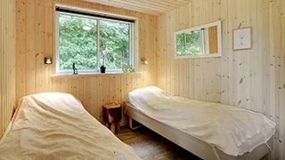 Schlafzimmer in Slottet Aktivhus