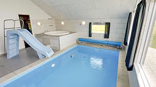 Poolbereich von Ferienhaus in Dänemark