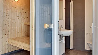 Sauna in Skiften Poolhus