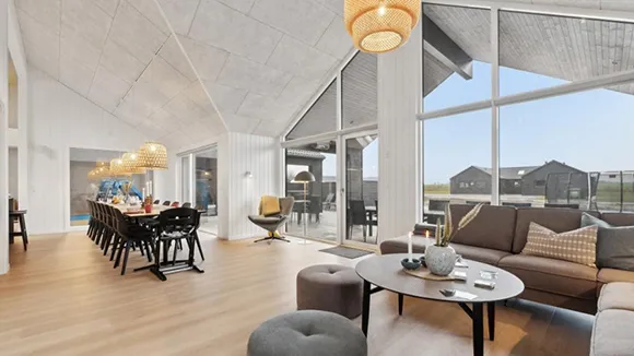 Wohnzimmer von Poolhus Strandkrogen