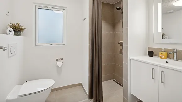 Badezimmer in Krogens Aktivhus