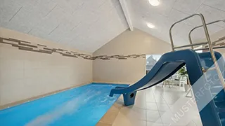 Poolbereich von Ferienhaus  mit Sauna/Whirlpool auf Fünen