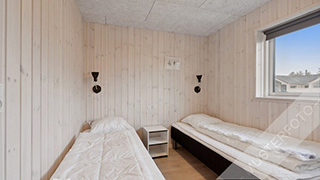 Schlafzimmer in Østerballe Poolhus