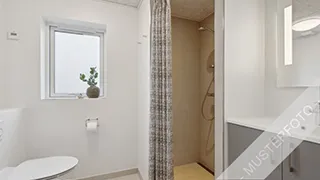 Badezimmer in Hasmark Poolhus