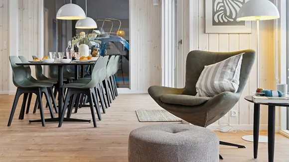 Essbereich in Fyn i ro aktivhus