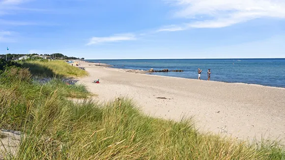 Strand in der Nähe von Fyn i ro aktivhus