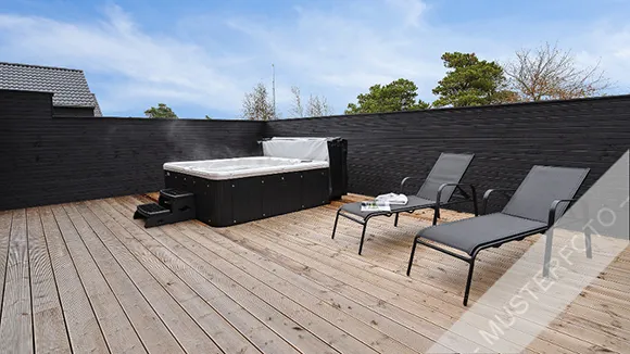 Außenwhirlpool  Kurve Poolhus