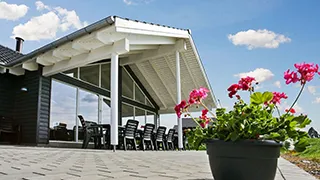 Terrasse von Engsvinget Hus