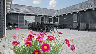 Terrasse von Strandbakken Poolhus