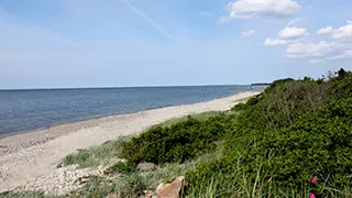 Strand in der Nähe von Slettemose Aktivhus