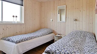 Schlafzimmer in Dybdal Poolhus