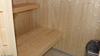 Sauna in Dybdal Poolhus