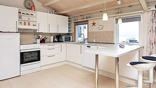Küche in Tårup Havblikhus