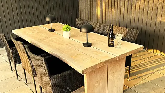Terrasse von Sommerhus Østersøbad