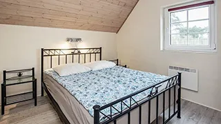Schlafzimmer in Lathyrus Poolhaus