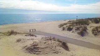 Strand in der Nähe von Ukama Poolhus