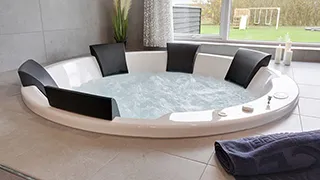Whirlpool in Folehave Poolhus