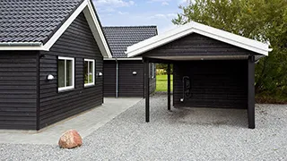 Carport von Hallerup Poolhus