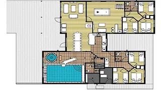 Grundriss von Hallerup Poolhus